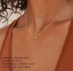 【爆売れ】人気 ネックレス サージカルステンレス ダブルスクエア 金属アレルギー