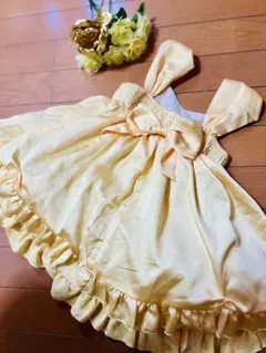 SHEIN 2~3Y イエローベビードレス