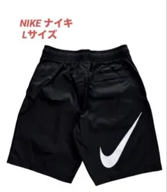 定価6,600円NIKEナイキ ビッグスウッシュ ナイロン ショートパンツ 黒L