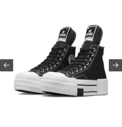 Rick Owens Drkshdw DBL DRKSTAR CONVERSE