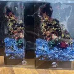 鬼滅の刃 第9弾　キービジュアルクリアスタンド」入場者特典　映画特典　2枚セット