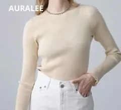 【美品】AURALEE オーラリー Ron Herman ギザ ボートネック