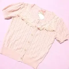 リズメロ カーディガン ピンク リズリサ lizmelo コラボ lizlisaのサムネイル