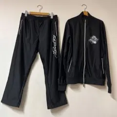 Ed Hardy ジャージ パンツ 上下セットアップ L ブラック 裏起毛