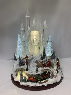 クリスマス LEDイルミネーション 城 列車 サンタのサムネイル