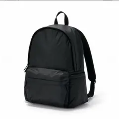 【無印良品】肩の負担を軽くする　撥水中わた入りリュックサック　黒