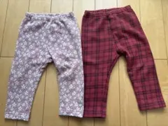 UNIQLO ベビーレギンス2枚セット 80cm フリース