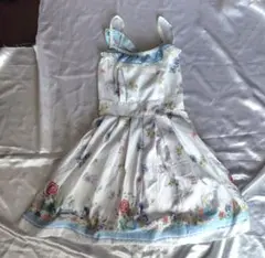 シーハニ 不思議の国のアリス ワンピース　ホワイト