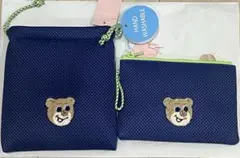 新品未使用　ラブラリーバイフェイラー　オールドテディ　メッシュポーチ　巾着