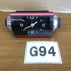 G94 セイコー　置き時計 RAIDEN レッド　NR442R