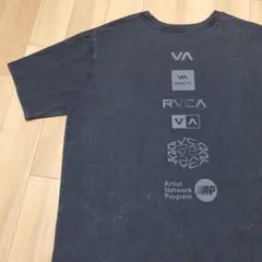 美品 RVCA ルーカ All RVCA ユーズド加工Tシャツ L