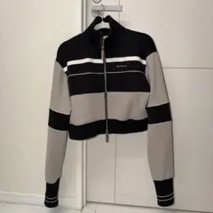 melt the lady ストライプデザイン クロップドジャケット