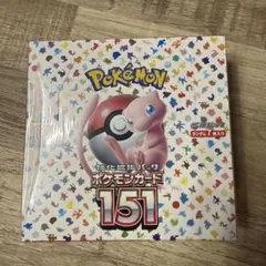 【新品未開封】ポケモンカード151ボックス シュリンク付