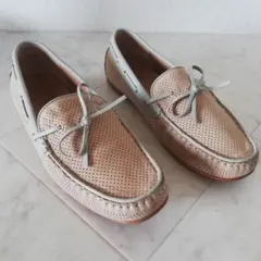 美品!!ing イング 本革 モカシン ローファー 24.5cm