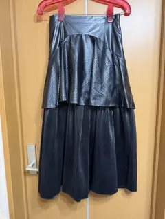 FURFUR パンチングエコレザースカート