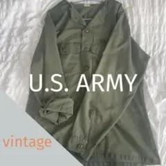 U.S. ARMY 古着　ミリタリージャケット オリーブグリーン