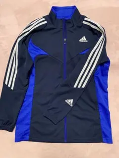 adidas ジャージジャケット パンツセット ジュニア160cmネイビー