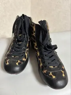 PUMA ミハラヤスヒロ レオパード柄ハイカットスニーカー　25cm