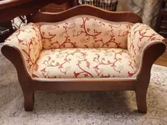 小ぶりなソファ スーパードルフィー SD 幅55cm 木製 アンティーク調