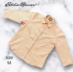 更に値下げ【Eddie Bauer】エディー・バウアー　ストレッチシャツ　M