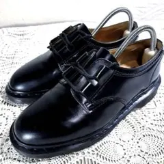 極美品✨Dr. Martens ギリーシューズ プレーントゥ 厚底 25.0 黒のサムネイル