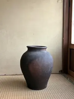 大谷焼 大壺 高さ約70cm 大型 水鉢 睡蓮鉢 庭 店舗什器 民藝 古道具