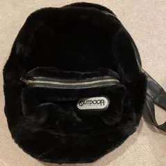 クロムハーツ専用　リュック　out door 黒モコモコのサムネイル