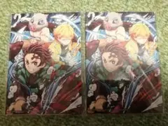 鬼滅の刃　無限列車編　入場特典　イラストボード　2枚セット✕2