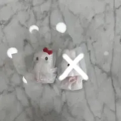 即発❣️ サンリオキャラクターズ　おばけごっこフィギュア　キティ