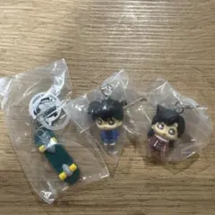 [3点セット] 名探偵コナン めじるし 工藤新一 毛利蘭 スケートボード