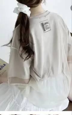 JaVa 半袖Tシャツ ベージュ