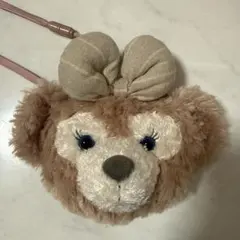 Disney ShellieMay クマ型ポーチ ベージュ