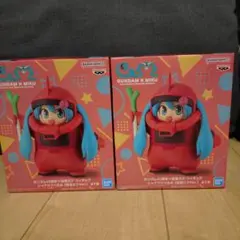 GUNDAM x MIKU フィギュア 　シャアザクぐるみ　初音ミク　２個セット