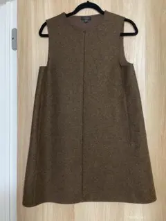 【試着のみ】COS ミニ丈ワンピース 秋冬 ブラウン