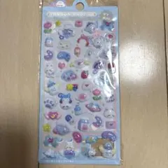 【海外製】3Dシール ぷっくり立体シール うさぎ