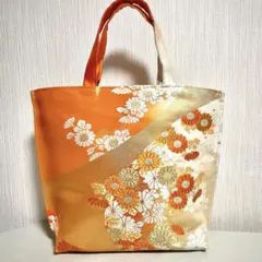 帯リメイク　ミニトートバッグ　338