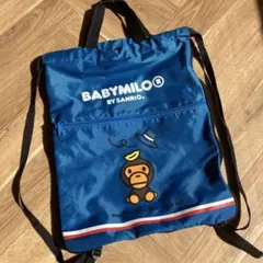 BABYMILO サンリオ ナップサック コラボ 限定 青 ブルー リュック