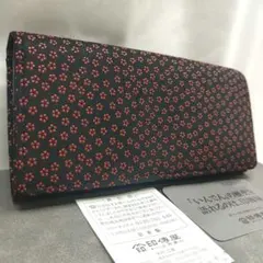 【未使用✨️】印傳屋 / INDEN-YA 長財布 / 鹿革印伝 小桜柄 花のサムネイル