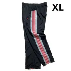 Adidas Clima365 ナイロン トラックパンツ XL 黒 赤 グレー