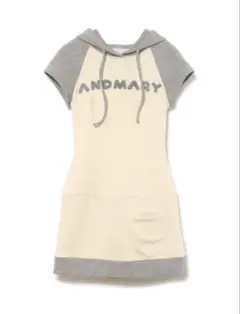 Mary logo mini dress gray andmary アンドマリー ANDMARY mary logo mini dress gray - メルカリ
