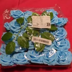 造花 薔薇 ライトブルー アレンジメント用