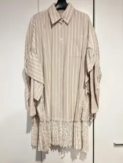 mikiosakabe ワンピース MIKIO SAKABE - ミキオサカベ 2018aw 変形 シャツ ワンピの通販