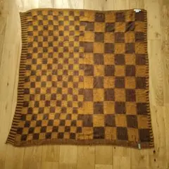 JAGO コットン×アクリル素材ニット編みストール