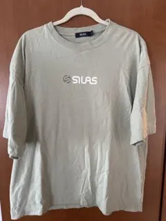 SILAS ロゴプリント Tシャツ セージグリーン L