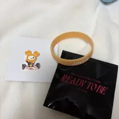 TWICE READY TO BE ピンバッジ ラバーバンド ジヒョ