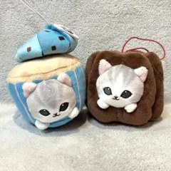 mofusand モフサンド　肉球じるしのスイーツにゃんマスコット　２種セット