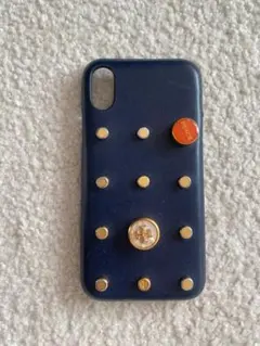 Tory Burch iPhoneケース ネイビー スタッズ装飾のサムネイル