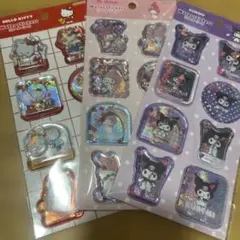 ウォーターシール　キティ・マイメロ・クロミ シールセット