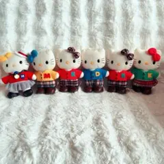 希少レア　ハローキティ　ぬいぐるみ　制服シリーズ　まとめ売り　平成レトロ
