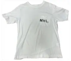 MHL. ホワイト Tシャツ Mサイズ ポケット付き